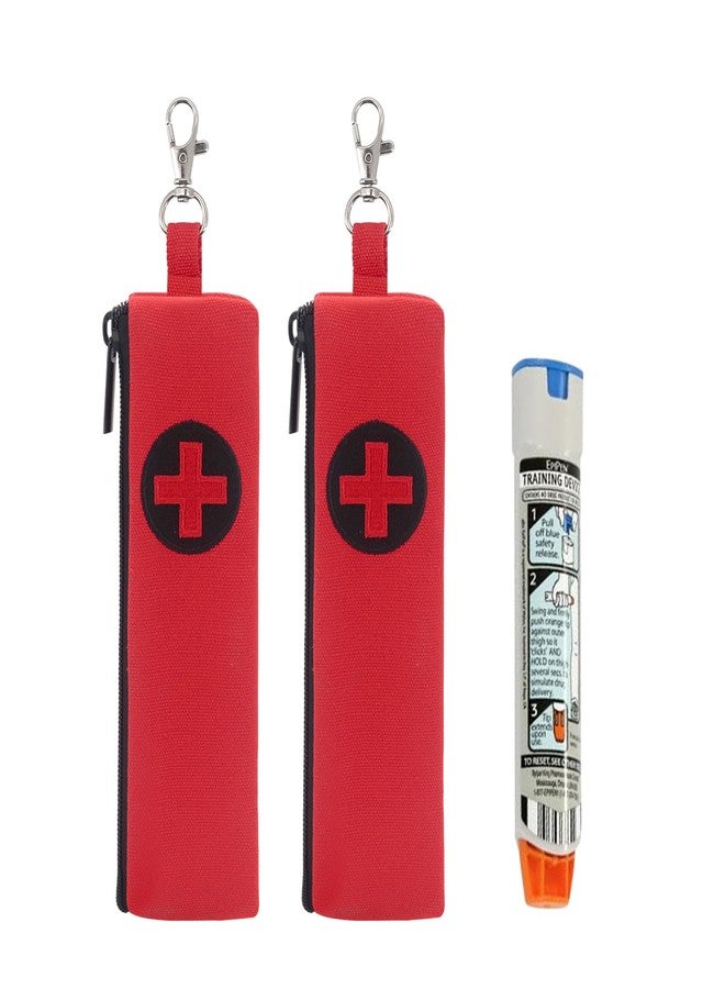 Buwico Epipen Carry Case, 2 Pack Epi Pens Travel Bag, Epi Pen Carry Case - Image 1